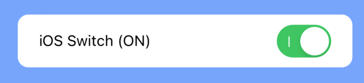 Comparing platform specific UIs in React Native and Flutter 1 React Native Switch component