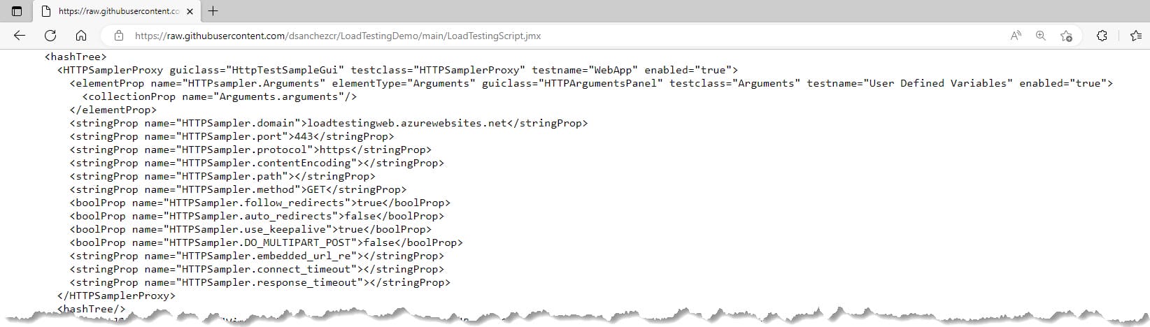 Adding Load Testing to your CI/CD workflows 1 JMeter Script Sample