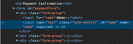 Security testing with just your browser 4 basicsecurity requiredelement